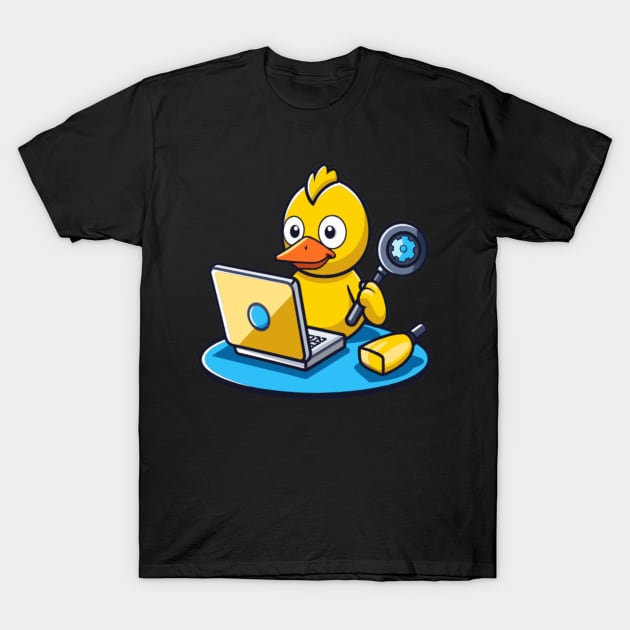 Rubber Duck Debugging T-Shirt by starryskin